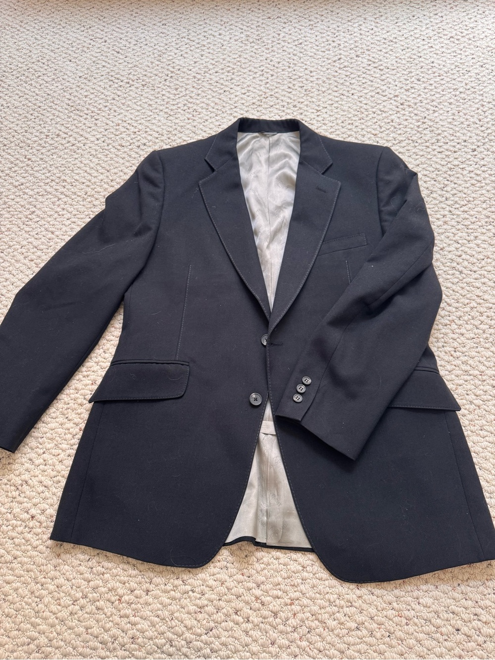 Vintage 80’s/90’s Givenchy Gentleman Men's Black Single-Breasted Blazer
